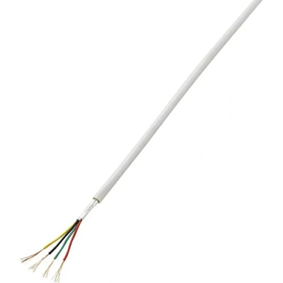 Afbeelding van TRU COMPONENTS 1570252 Alarmkabel LiYY 4 x 0.14 mm² Wit 50 m