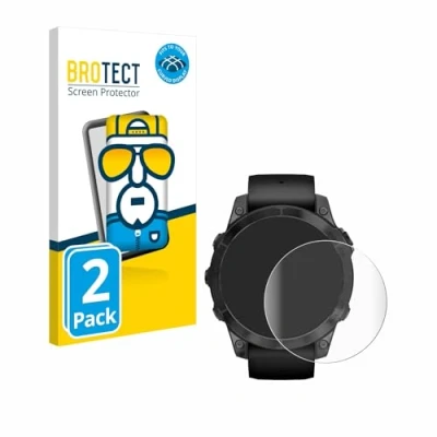 Afbeelding van BROTECT Full Cover Screen Protector voor Garmin Epix Pro (Gen 2) (47 mm) (2 Stuks) Schermbeschermer, 3D Curved