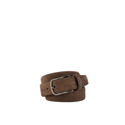 Afbeelding van JOOP! Riem donkerbruin / zilver