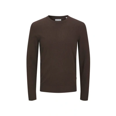 Afbeelding van Jack &amp; Jones Jjeemil CREW NECK Trui, Heren, Maat: Small, Mulch detail twist