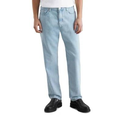 Afbeelding van Marc O&#039;Polo Denim Straight FIT MID Waist leg jeans, Heren, Maat: 31x34, Light blue