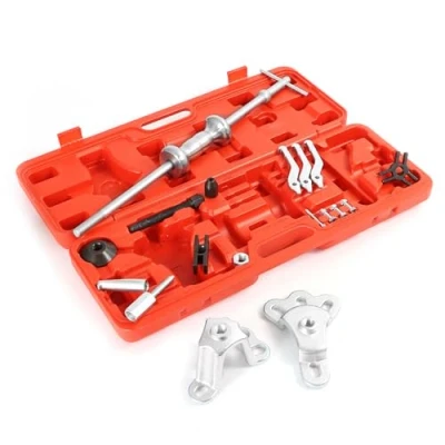 Afbeelding van Wielnaaftrekker set voor wiellagers wielnaven trekker extractor 4 en 5 gaats met schuifhamer