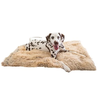 Afbeelding van Best Friends by Sheri Kalmerende Shag Fur Pet Gooi Deken, Taupe, 30&quot;x40&quot;