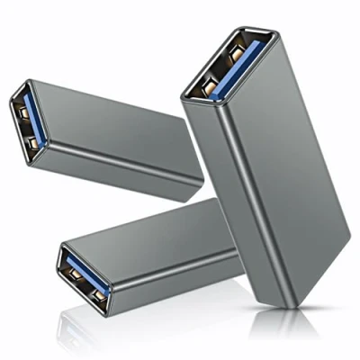 Afbeelding van Basesailor USB Koppeling 3 Stuks, A Vrouwelijk naar Type Vrouwelijke 3.0 Kabel Connector Compatibel voor Plug, Extension Plug Stick, Toetsenbord, Laptop, PC