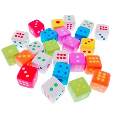 Afbeelding van JZK 24 Dobbelstenen rubber speelgoed mini dier potlood gum set voor kinderen feestartikelen verjaardagsfeest zakvullers verjaardagscadeau kerstcadeau