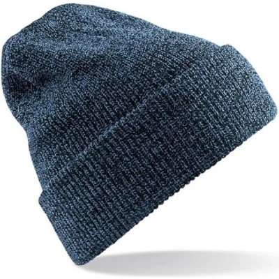 Afbeelding van Gebreide Heritage Beanie wintermuts voor volwassenen Damesmutsen / herenmutsen 100% polyacryl Vintage blue