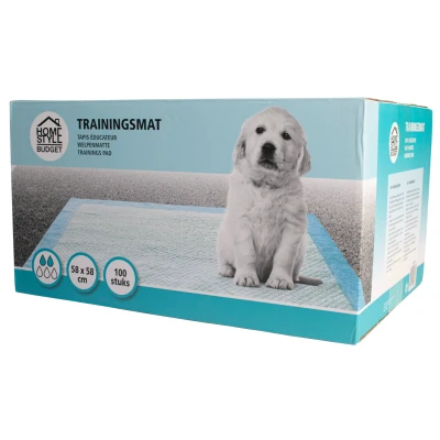 Afbeelding van Homestyle Budget Trainingsmat Hondenzindelijkstraining 58x58 cm 100 stuks