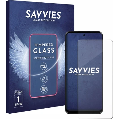 Afbeelding van Savvies Glas Screenprotector voor Motorola Moto G14 Gehard Beschermglas 9H