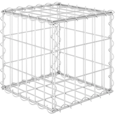 Afbeelding van Gabion plantenbak verhoogd kubus 30x30x30 cm staaldraad
