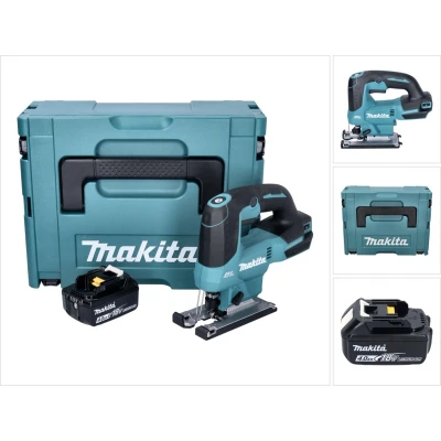 Afbeelding van Makita DJV 184 M1J accu pendeldecoupeerzaag 18 V borstelloos + 1x oplaadbare 4.0 Ah Makpac zonder oplader