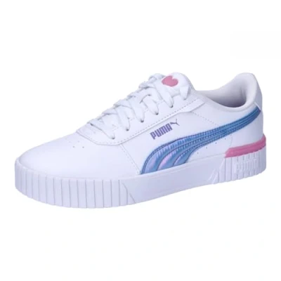 Afbeelding van PUMA Carina 2.0 Bouncy Sky Jr Meisjes Sneakers White Lavender Alert Maat 39