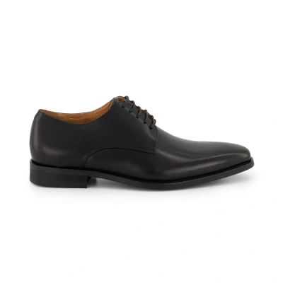 Afbeelding van GENTS Veterschoen glad zwart 41
