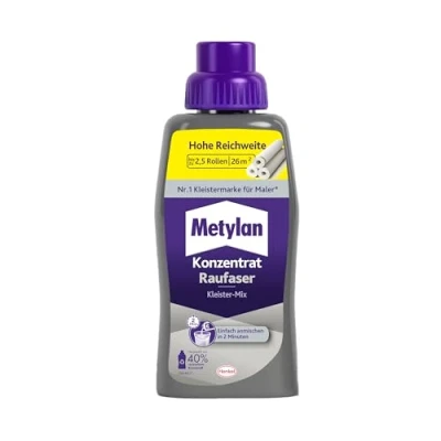 Afbeelding van Metylan Raufaser kant en klare lijm concentraat, behanglijm voor structuurbehang, sterke snel mengbare direct gebruik, 1 x 500 g