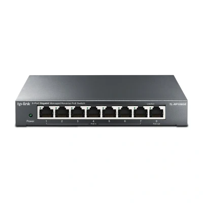Afbeelding van TP LINK TL RP108GE netwerk switch Gigabit Ethernet (10/100/1000) Zwart Power over (PoE)