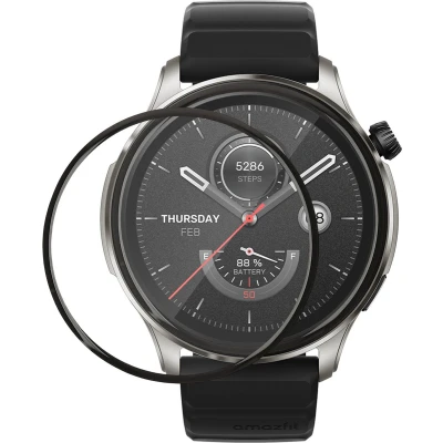 Afbeelding van kwmobile Beschermfolie geschikt voor Huami Amazfit GTR 4 Schermbeschermer 2 x screenprotector smartwatch anti kras