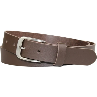 Afbeelding van Fana Belts Leren Riem Bruin Heren/Dames Taillemaat 130 Broekriem Extra Lange XXL