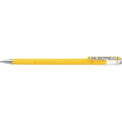 Afbeelding van Gelschrijver Pentel Mattehop K110 geel 0.5mm
