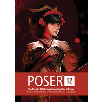 Afbeelding van Poser 12 The Premier 3D Rendering &amp; animation Software for PC and Mac OS Easily create art with characters [Keycard]
