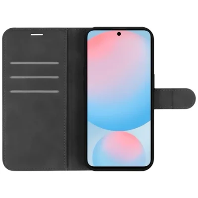 Afbeelding van Just in Case PU leer Premium Book Zwart Samsung Galaxy S24 FE