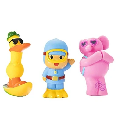 Afbeelding van Bandai Pocoyo water met (verpakking 3 badfiguren) (TO77200)