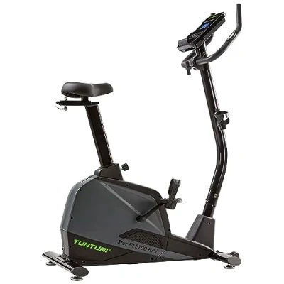 Afbeelding van Tunturi Star Fit E100 HR i plus Hometrainer Ergometer Fitnessfiets Bluetooth 21 trainingsprogramma&#039;s 16 weerstandniveaus Kleur: zwart