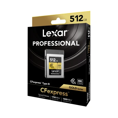 Afbeelding van Lexar CFexpress PRO Type B Gold Series 512GB R1750/W1500MB/s