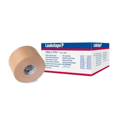 Afbeelding van Leukotape P patella tape 3,8 cm x 13,7 meter losse rol