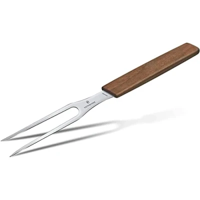 Afbeelding van Victorinox Swiss Modern Vleesvork 15cm RVS/Walnoot Hout Giftbox