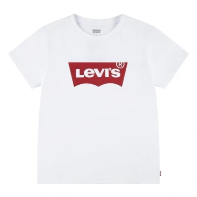Afbeelding van Levi&#039;s Lvg Batwing Tee 4ek825 T shirt voor meisjes, rood/wit, 16 jaar