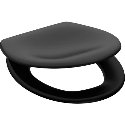 Afbeelding van Toiletbril Schutte Lupos Softclose en Quick Release Mat Zwart