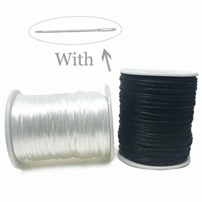 Afbeelding van Rattail Stain Nylon Koord 1.5mm 90yard Kumihimo Satijn Zijde DIY Kralen String Draad Cording