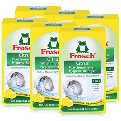 Afbeelding van Frosch Citrus wasmachines hygiënereiniger, verpakking van 6 stuks (6 x 250 g)