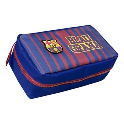 Afbeelding van FC Barcelona 3 in 1 pennenetui voor jongeren, polyester, met ritssluiting, meerkleurig, officieel product (CyP Brands)
