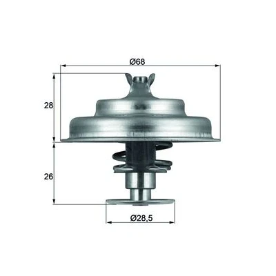 Afbeelding van Mahle Original Thermostaat TX 75 80D