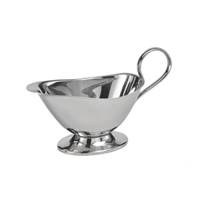 Afbeelding van Rvs sauciere, 22x10,5x13,5 cm, inhoud 0,45 liter