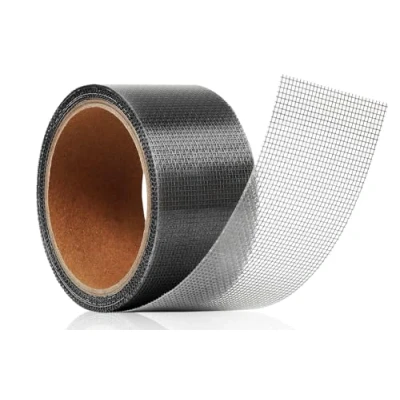 Afbeelding van Reparatietape voor muggennet, reparatieset, vliegengaas, reparatietape, sterk zelfklevend scherm, glasvezel, insectenbescherming, plakband