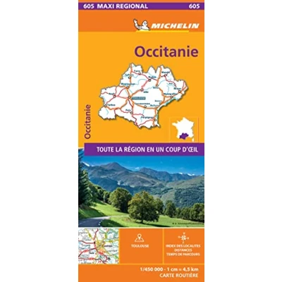 Afbeelding van Carte Régionale Maxi Occitanie: Map