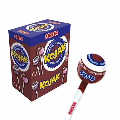 Afbeelding van Kojak Bubbleknots Cola Lolly 100 stuks