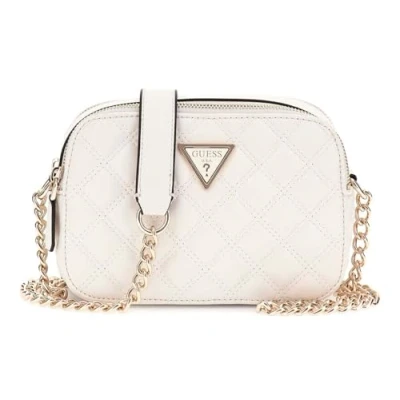 Afbeelding van GUESS Schoudertas Giully Camera Bag Creme White Crème