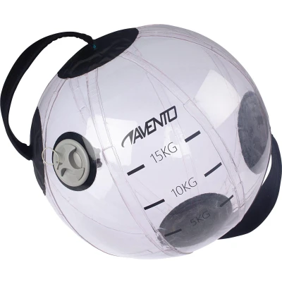 Afbeelding van Halter Avento Ball Opblaasbaar 15L / 15 KG Transparant Zwart