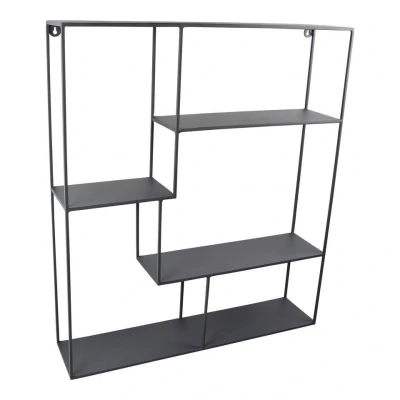 Afbeelding van LOFT42 Wally Wandrek Vierkant Zwart Metaal 80x70x15