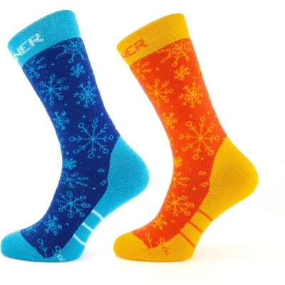 Afbeelding van Sinner SKISOKKEN KINDEREN Sneeuw Blauw/Oranje Maat 23 26