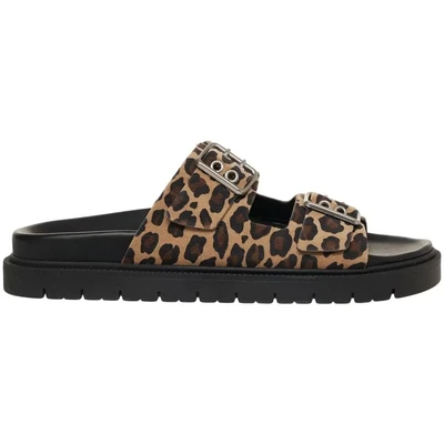 Afbeelding van Copenhagen Studios Pantoffels, Dames, Maat: 37, Brown Veloursleer
