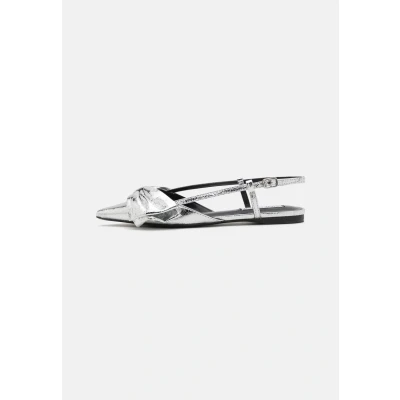 Afbeelding van Steve Madden Dazzled Slingback ballerina ́s, Dames, Maat: 41, Silver Textiel