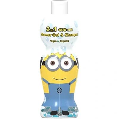 Afbeelding van Air Val Minions 2in1 douchegel en shampoo voor kinderen 400 ml
