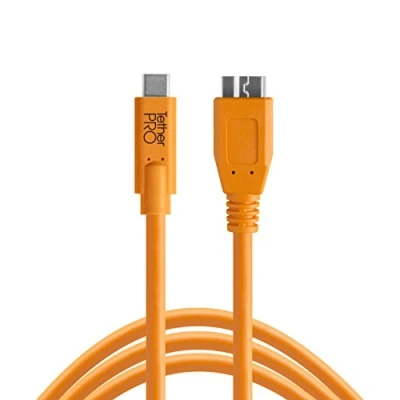 Afbeelding van Tether Tools TetherPro USB 3.0 Micro B (4,6m Oranje)