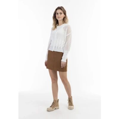 Afbeelding van Vest met brede mazen DREIMASTER L / Off White 100% Acrylaat