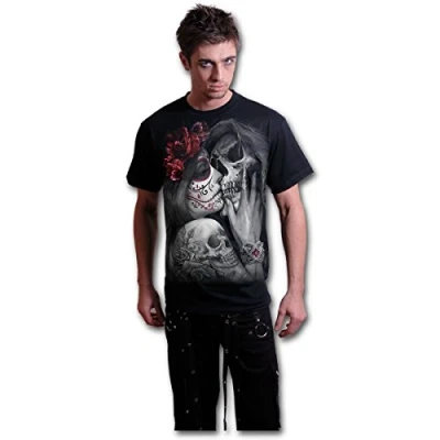 Afbeelding van Spiral Heren Tshirt L DEAD KISS Zwart