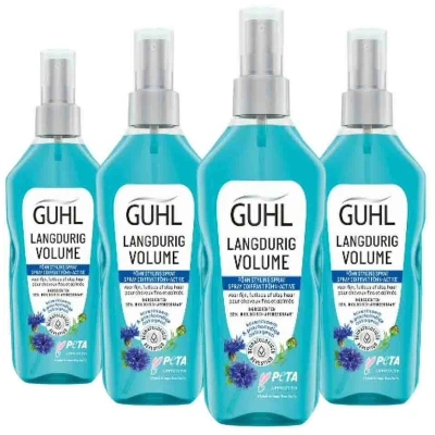 Afbeelding van 4x Guhl Fӧhn Active Styling Spray Langdurig Volume 125 ml