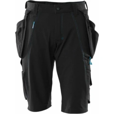 Afbeelding van Mascot Advanced short 17149 311 afritsbare spijkerzakken zwart maat C56